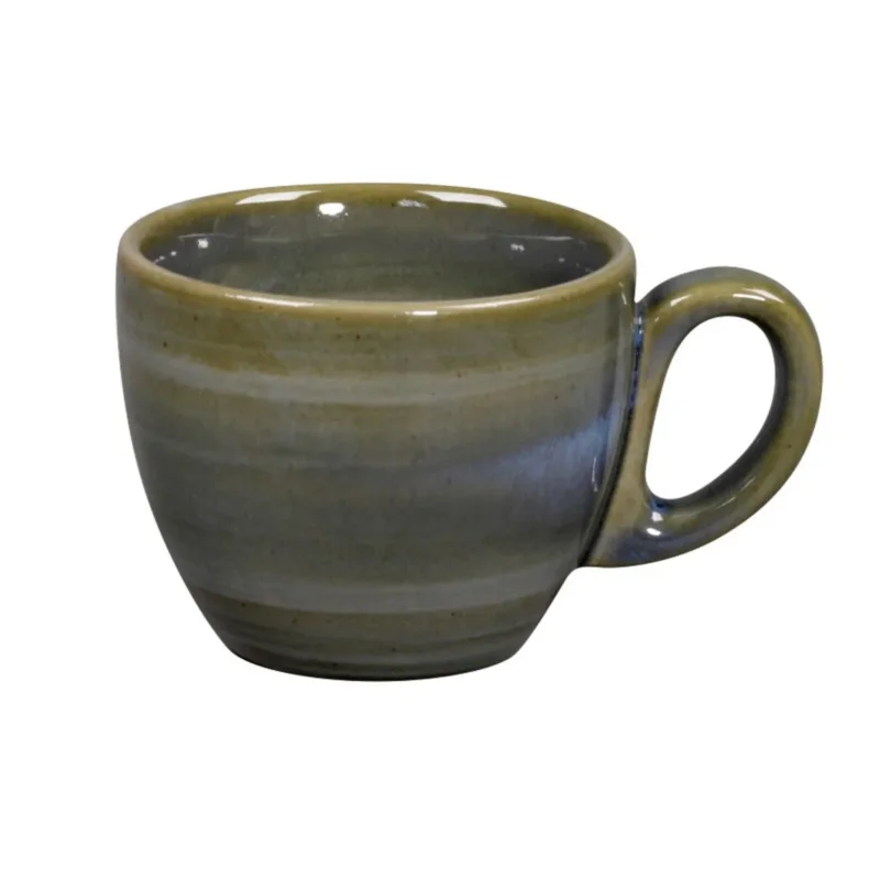 Acheter Direct Tasse à expresso Jade porcelaine vitrifiée 8 cl Ø 6,5 cm Rakstone Spot Rak