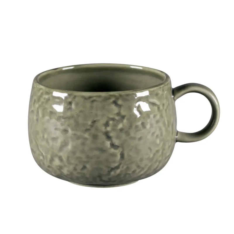 Tasse à café rond steel porcelaine vitrifiée 30 cl Ø 9 cm Krush Rak Satisfait Ou Remboursé