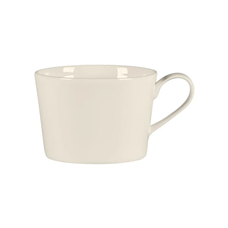 Tasse à café / thé rond blanc porcelaine bone china 23,7 cl Ø 8,9 cm Fedra Rak Achat Immédiat