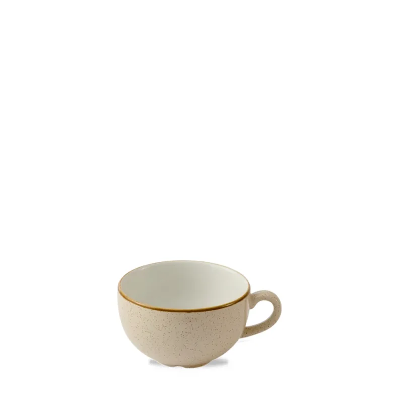Tasse à cappuccino / thé Nutmeg Cream porcelaine vitrifiée 22 cl Ø 9,5 cm Stonecast Nutmeg Churchill Dernier Modèle