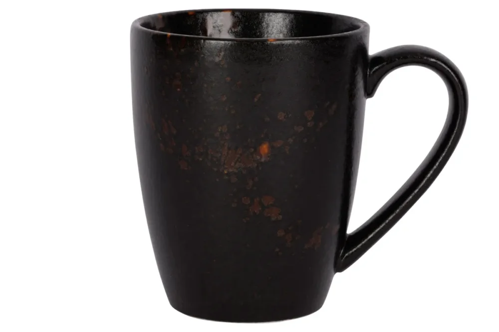 Mug noir porcelaine 40 cl Ø 9 cm Etna Proof Affaire À Saisir