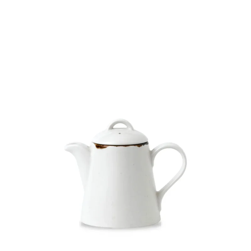 Cafetière blanc porcelaine vitrifiée 38 cl Harvest Dudson Certifié