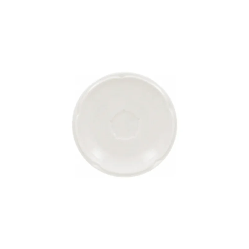 Sous-tasse à expresso rond ivoire porcelaine vitrifiée Ø 13 cm Anna Rak Quantité Limitée