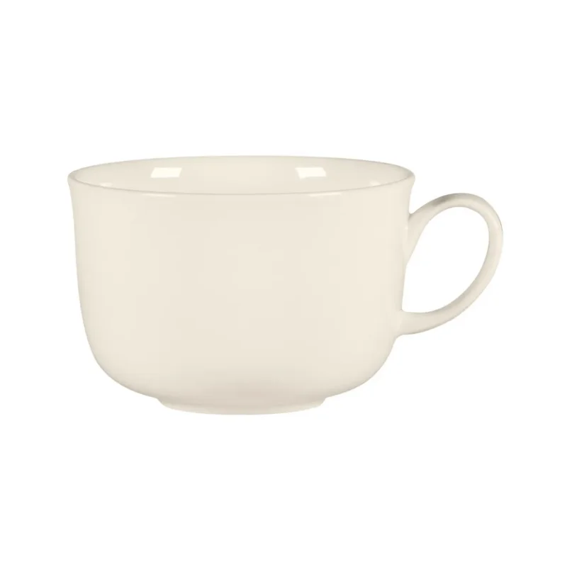 Soldes Tasse à café / thé rond blanc porcelaine bone china 21,3 cl Ø 8,6 cm Bravura Rak