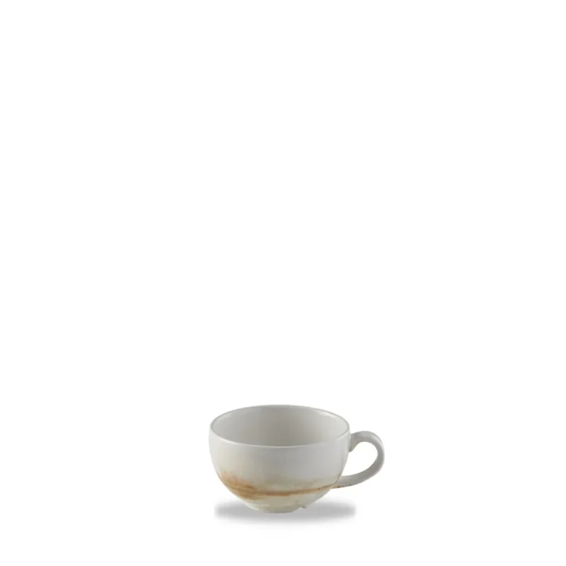 Tasse à cappuccino beige porcelaine vitrifiée 22,7 cl Ø 9,5 cm Finca Sanstone Dudson Commander Maintenant