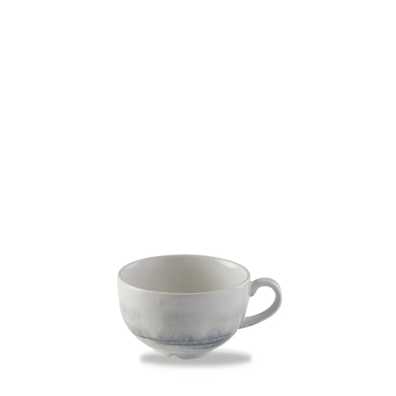 Tasse à cappuccino bleu porcelaine vitrifiée 34 cl Ø 11 cm Finca Limestone Dudson Promotion Saisonnière