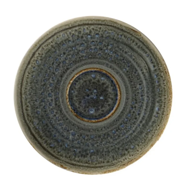 Sous tasse à espresso rond Peridot porcelaine vitrifiée Ø 12,5 cm Rakstone Spot Rak Soldes