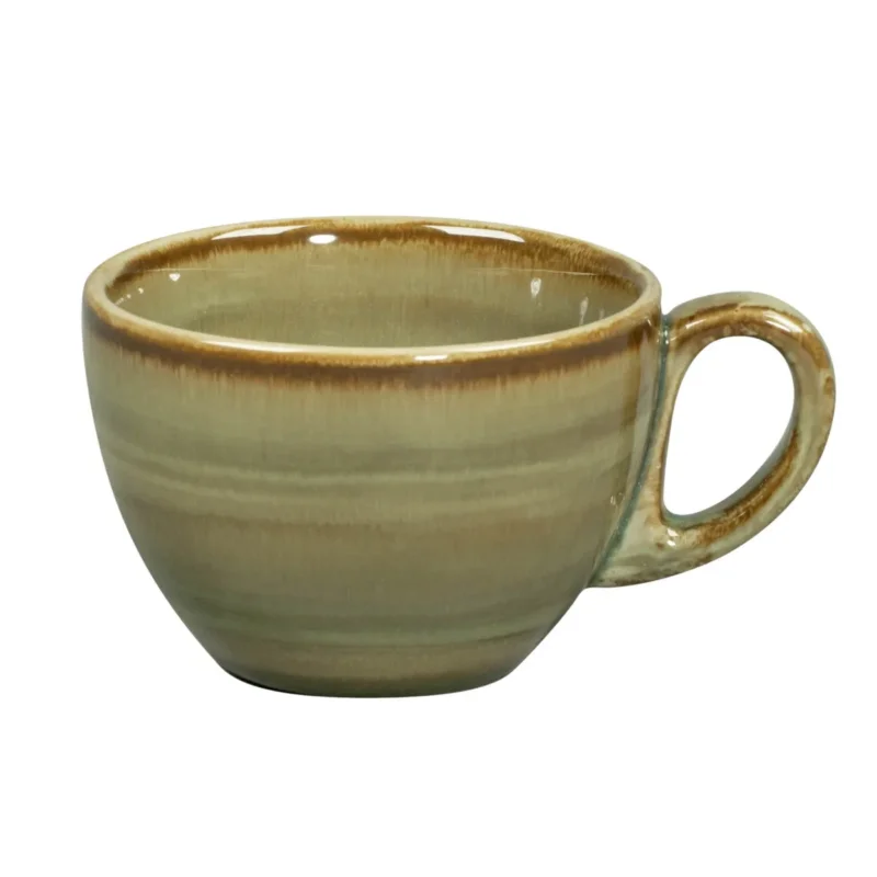 Commander Vite Tasse à café Emerald porcelaine vitrifiée 15 cl Ø 8 cm Rakstone Spot Rak