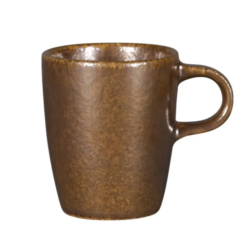 Tasse à expresso rond bronze porcelaine vitrifiée 9 cl Ø 5,8 cm Rakstone Ease Rak Commander Maintenant