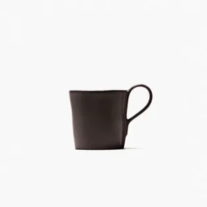 Tasse à café rond ébène grès émaillé 13 cl 10 cm La Mère Serax Soldes