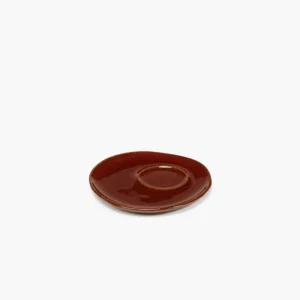 Sous tasse à espresso rond Venetian red grès émaillé Ø 11 cm La Mère Serax Seulement Aujourd’hui