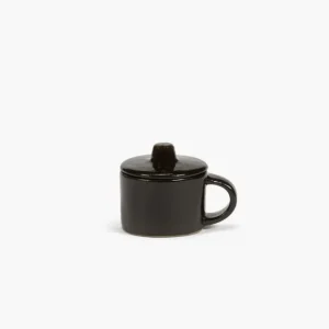 Tasse à ristretto rond ébène grès émaillé 6 cl 7,5 cm La Mère Serax Achetez Aujourd’hui