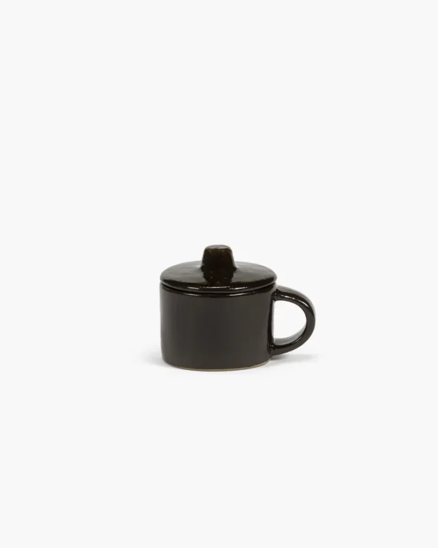 Tasse à ristretto rond ébène grès émaillé 6 cl 7,5 cm La Mère Serax Achetez Aujourd’hui