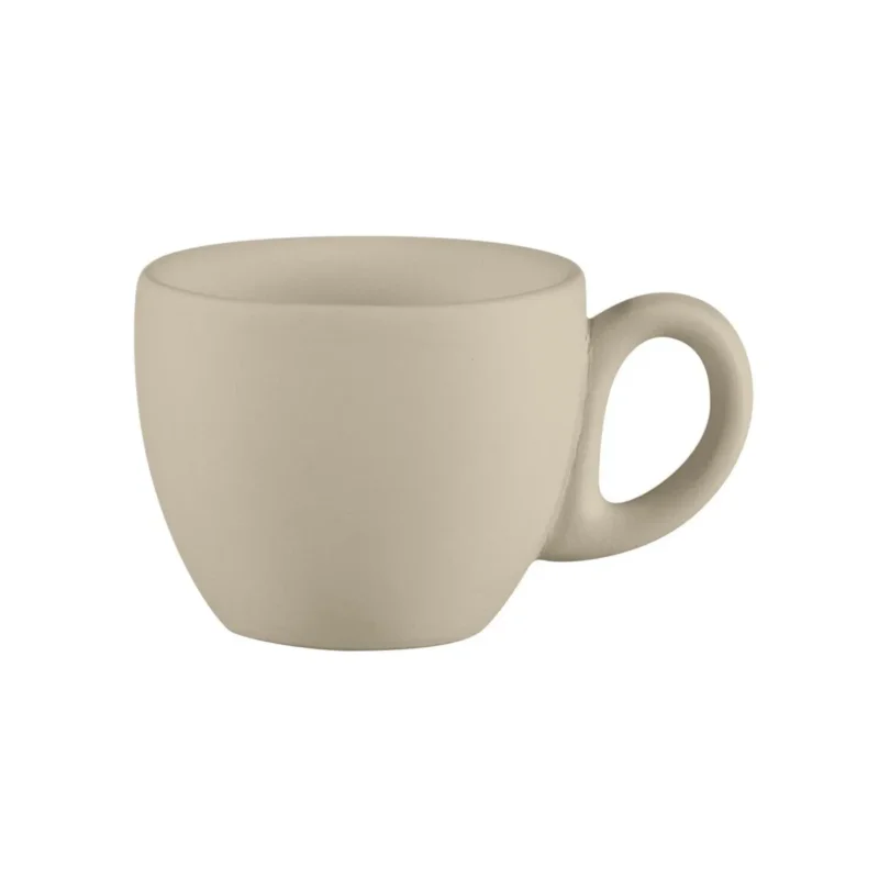 Réduction Tasse à espresso rond Argila Décor Epura porcelaine 8 cl Ø 6,5 cm Earth Rak