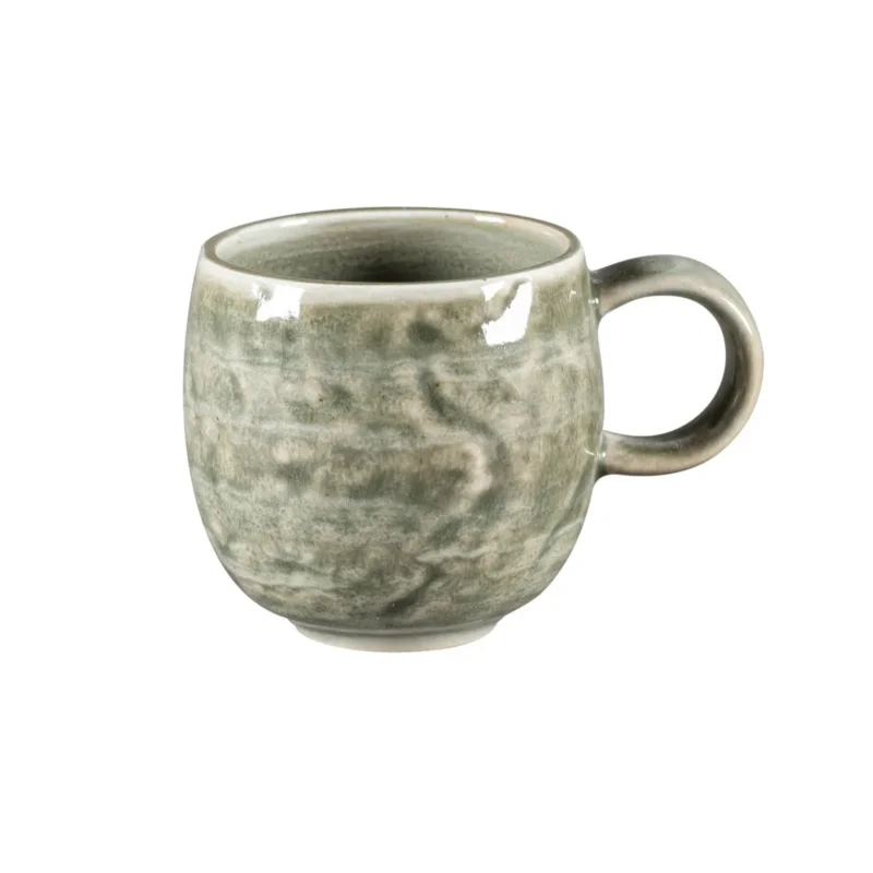Tasse à espresso Sage porcelaine vitrifiée 10 cl Ø 6 cm Krush Rak Promotion