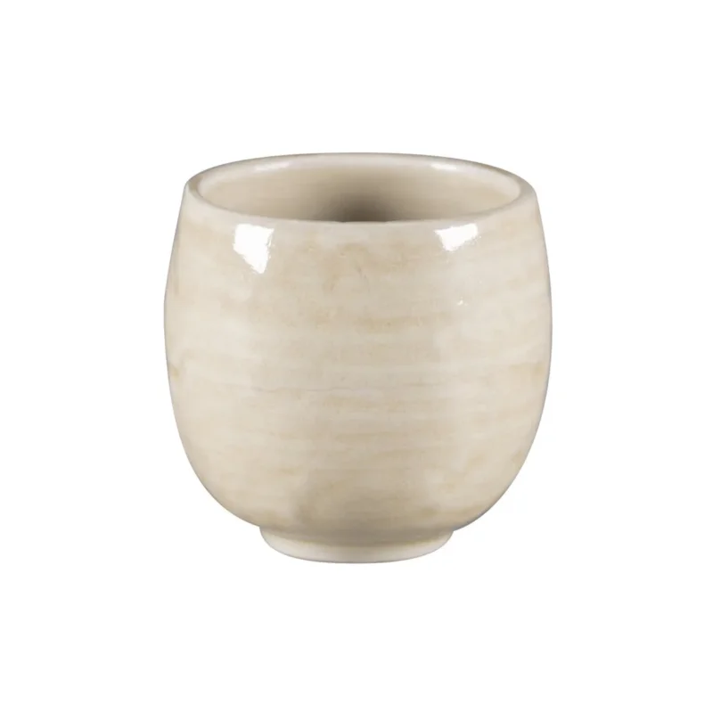 Tasse à espresso vanilla porcelaine vitrifiée 10 cl Ø 6 cm Krush Rak Prix Bas