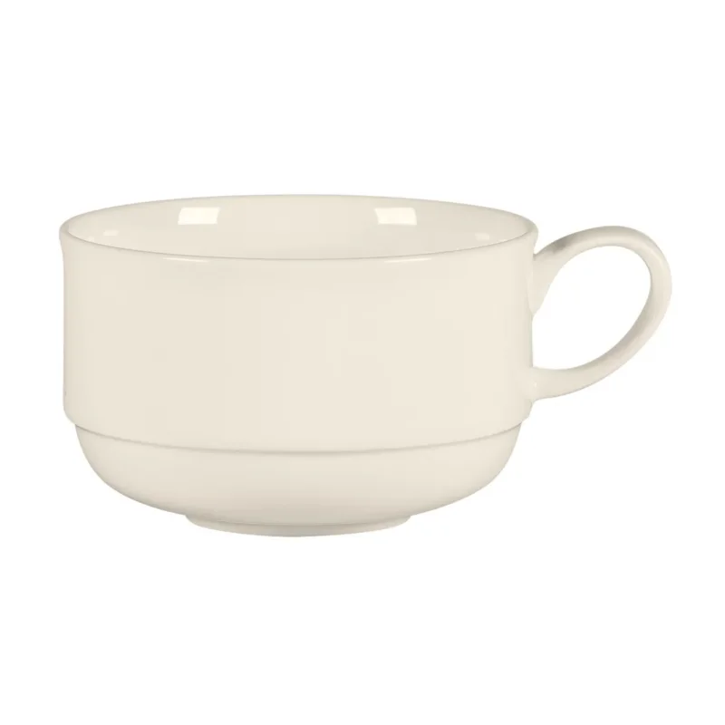 Achat Immédiat Tasse à café / thé rond blanc porcelaine bone china 19,5 cl Ø 8,6 cm Bravura Rak