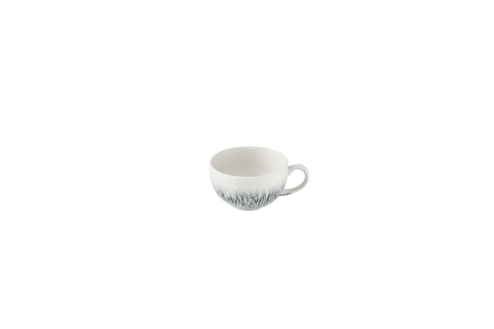 Tasse à cappuccino rond Black porcelaine vitrifiée 23 cl Ø 9,5 cm Inked Lume Churchill Paiement Sécurisé