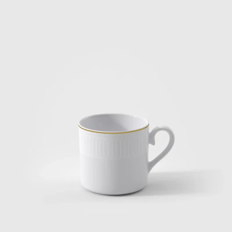 Authentique Tasse blanc porcelaine bone china 22 cl Chateau Septfontaines Villeroy & Boch