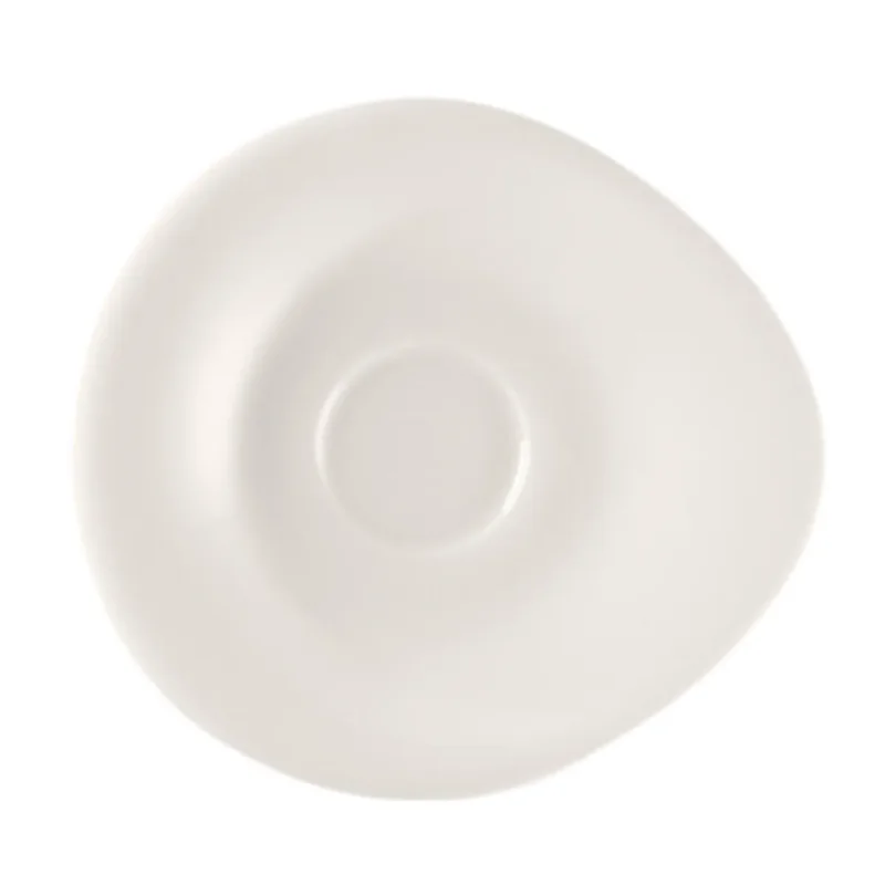 Sous tasse à expresso rond blanc porcelaine bone china 11,8 cm Pose Rak Meilleur Choix