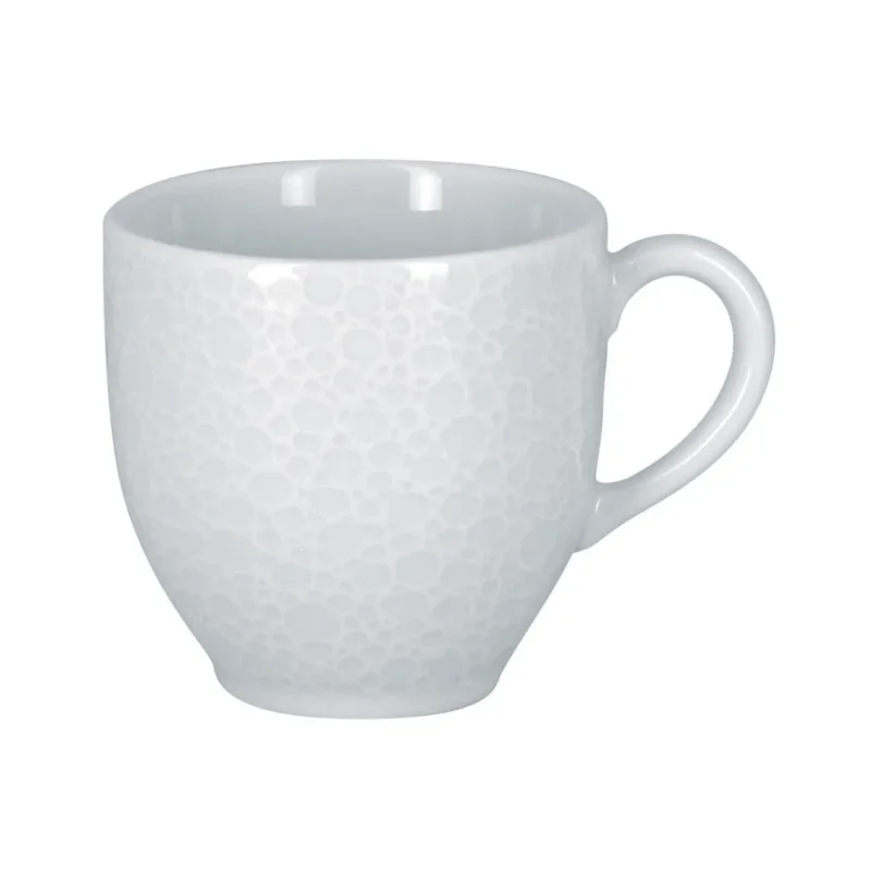 Réduction Tasse à expresso rond blanc porcelaine 9 cl Ø 6,5 cm Charm Rak