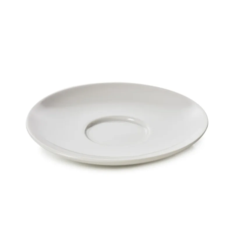 Sous-tasse à expresso rond Blanc albâtre porcelaine culinaire Ø 13 cm Madeleine Revol Offre Limitée