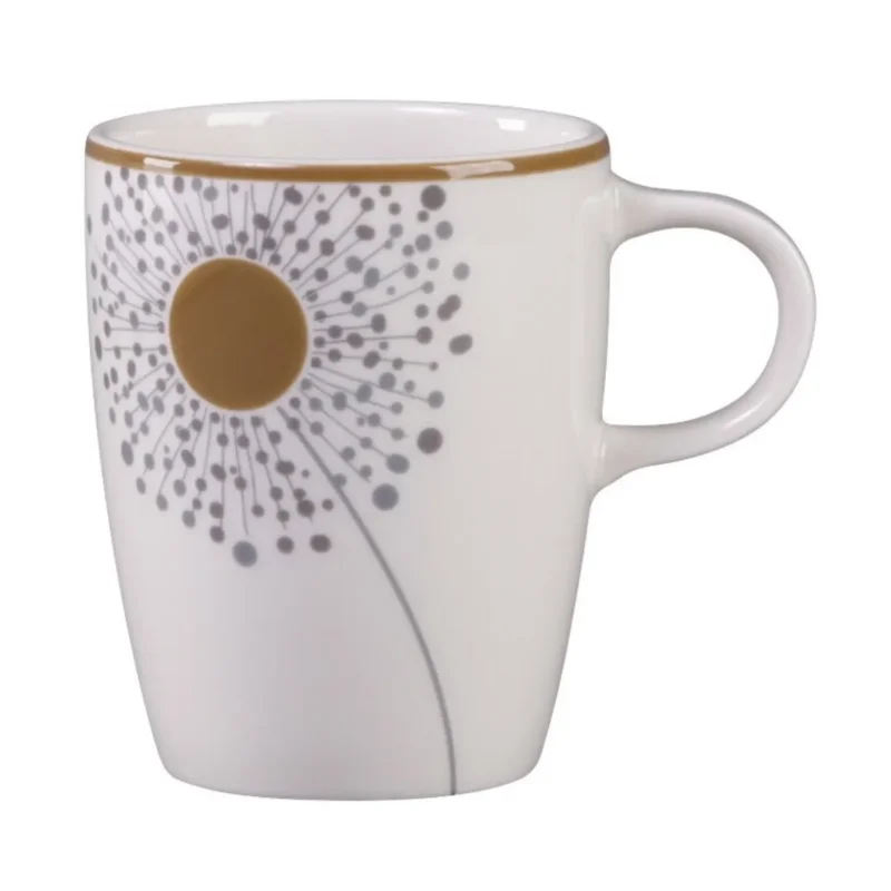 Meilleur Choix Tasse à café blanc porcelaine vitrifiée 20 cl Ø 7 cm Rakstone Ease Décor Spring Rak