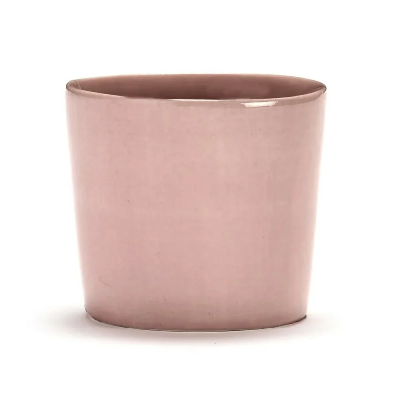 Tasse à café rond delicious pink grès émaillé 15 cl Ø 7 cm Feast By Ottolenghi Serax Usine Directe