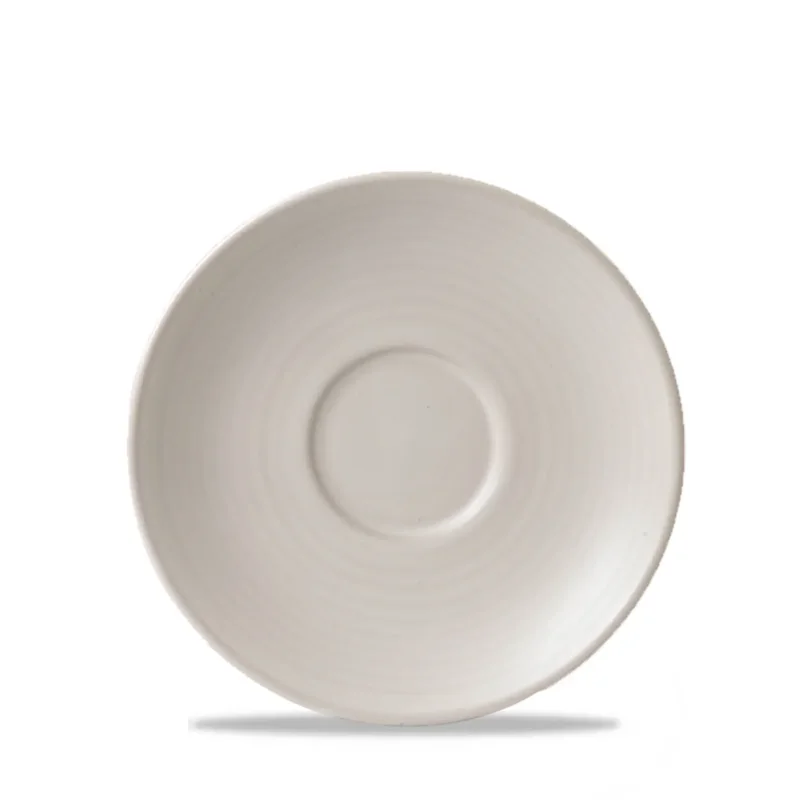 Sous tasse à café rond blanc porcelaine Ø 16,2 cm Evo Pearl Dudson Prix Choc