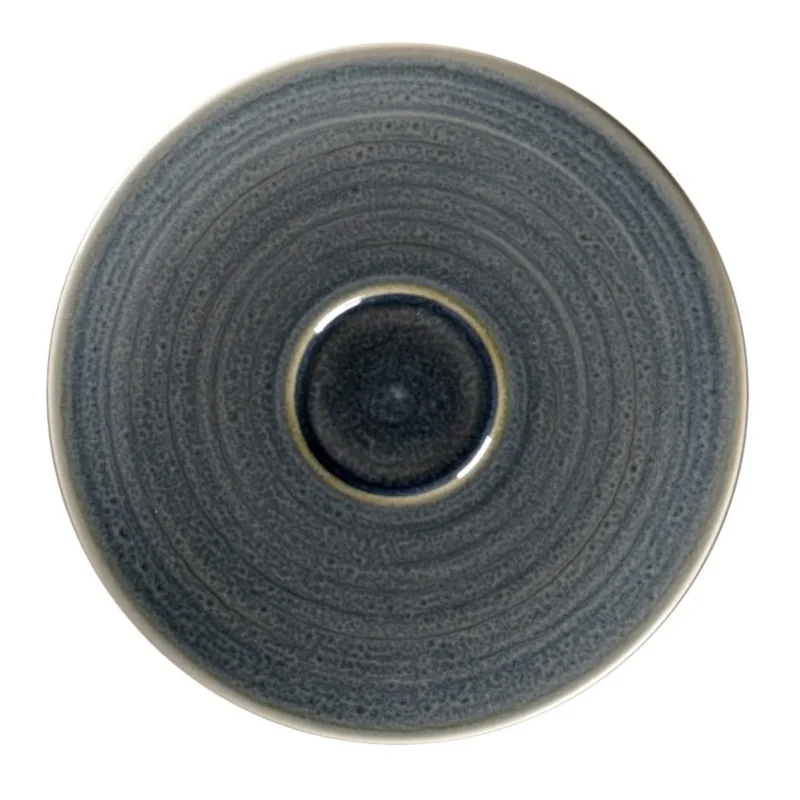 Nouveauté Sous tasse à café rond Jade porcelaine vitrifiée Ø 15 cm Rakstone Spot Rak