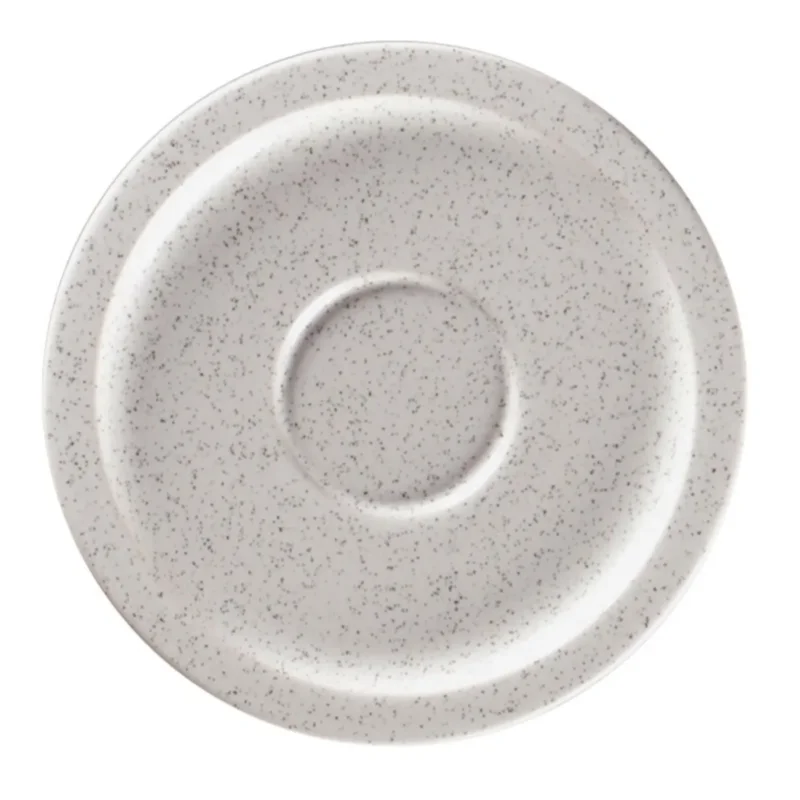 Commander Maintenant Sous tasse à espresso rond gris porcelaine vitrifiée Ø 13 cm Rakstone Ease Rak