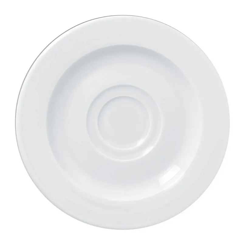 Vente Flash Sous tasse blanc porcelaine vitrifiée Ø 15,5 cm Access Rak