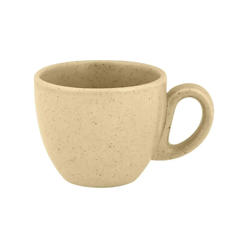Tasse expresso beige porcelaine vitrifiée 8 cl Ø 6,5 cm Genesis Rak Livraison Express