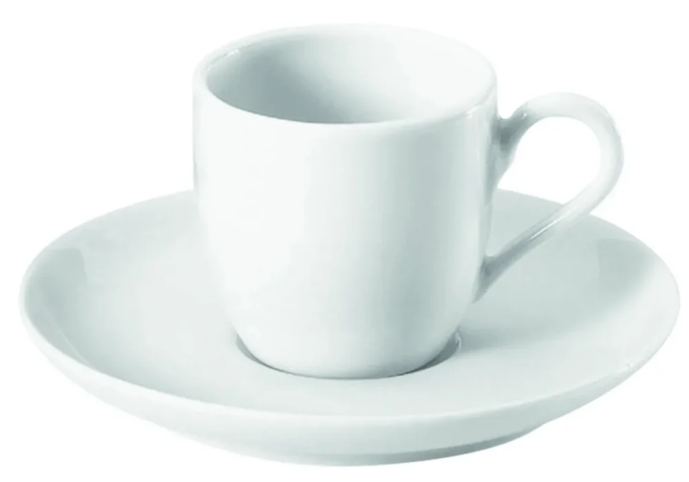 Tasse à expresso blanc porcelaine culinaire 9 cl Cecil Pillivuyt Expédition Rapide