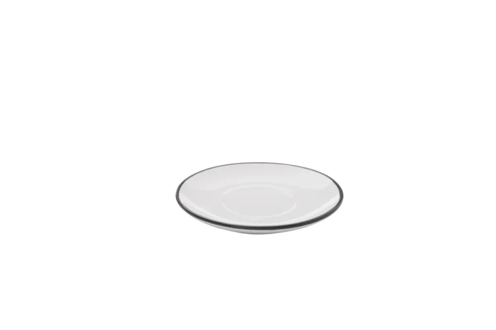 Expédition Rapide Sous-tasse à expresso rond blanc grès émaillé Ø 11 cm Bistrot Pro.mundi