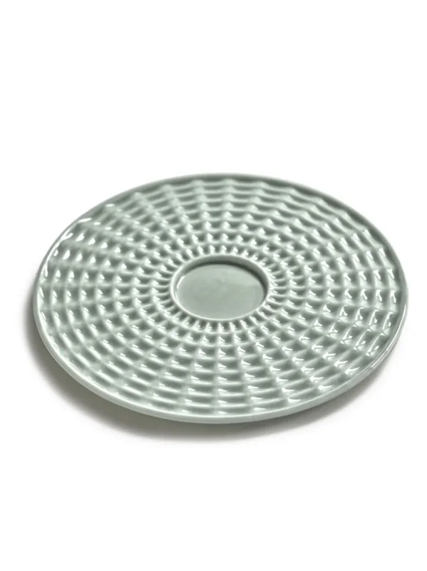Sous tasse à café rond vert porcelaine bone china Ø 11,5 cm Nido Serax Expédié Aujourd’hui