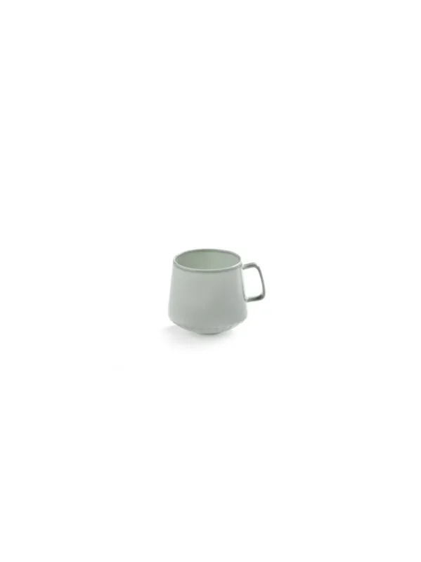 Vente Flash Tasse à café lungo rond vert porcelaine bone china Ø 7 cm Nido Serax