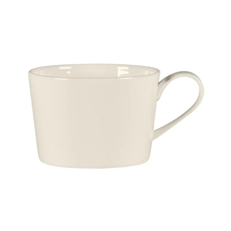 Tasse à café rond blanc porcelaine bone china 19,6 cl Ø 8,4 cm Fedra Rak Quantité Limitée