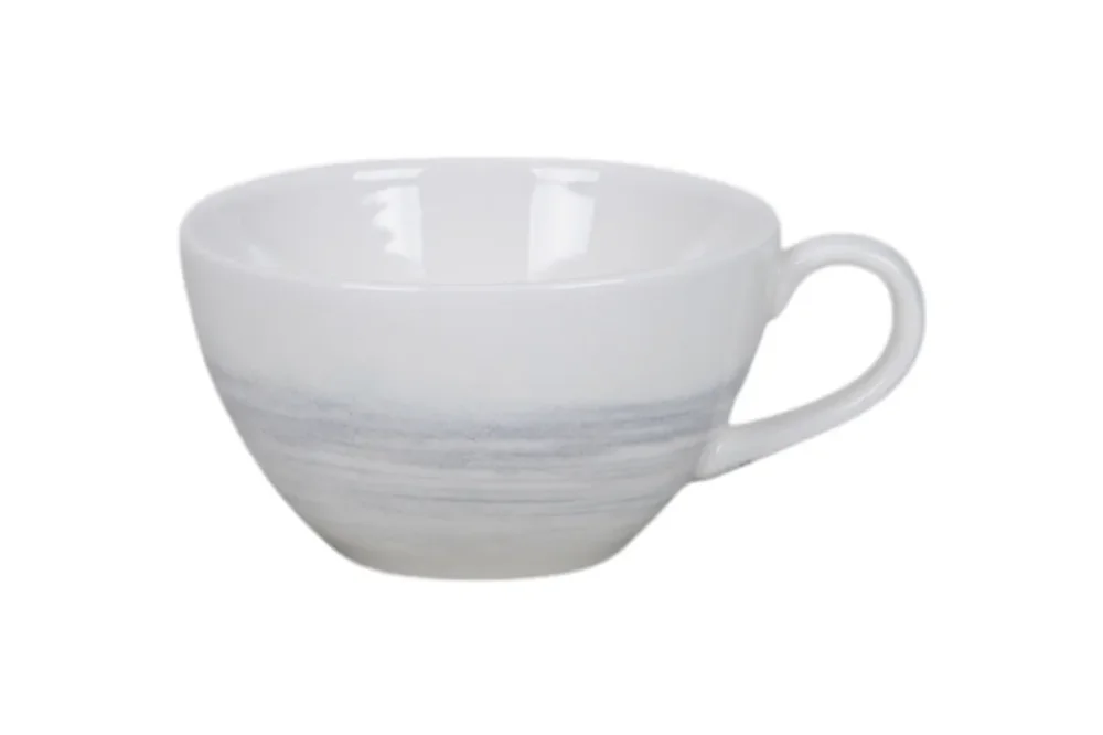 Offre Du Jour Tasse à café rond blanc porcelaine Ø 10 cm Sublime Rak