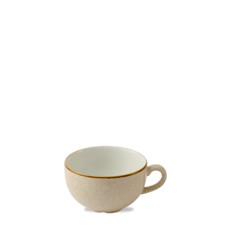 Meilleure Vente Tasse à cappuccino / thé Nutmeg Cream porcelaine vitrifiée 34 cl Ø 11 cm Stonecast Nutmeg Churchill