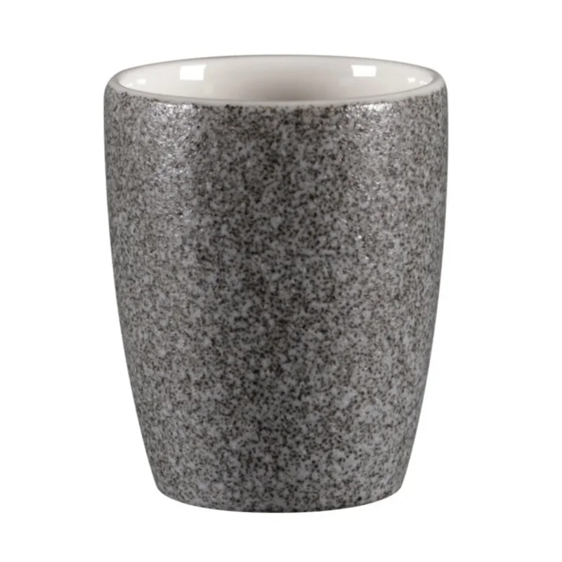 Must-Have Gobelet à café gris porcelaine vitrifiée 20 cl Ø 7 cm Rakstone Ease Rak