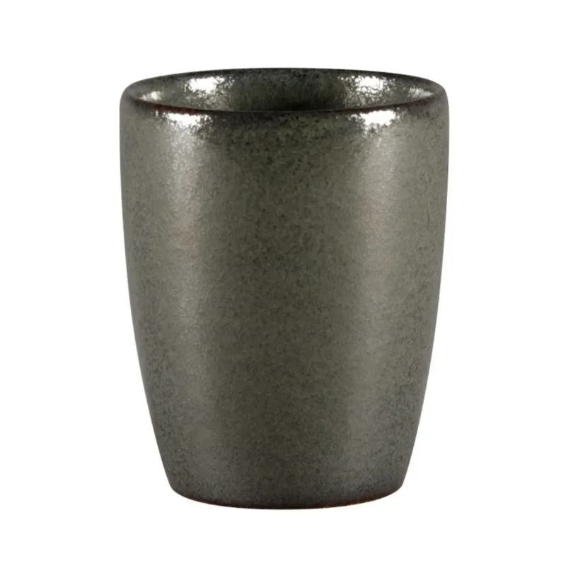 Livraison Gratuite Gobelet à café noir porcelaine vitrifiée 20 cl Ø 7 cm Rakstone Ease Rak
