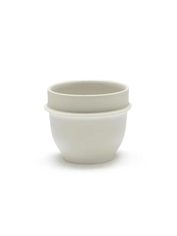 Offre Exclusive Tasse à expresso 8 cl rond Alabaster porcelaine 15 cl Ø 7 cm Dune Serax