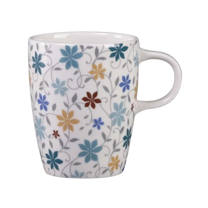 Tasse à café blanc porcelaine vitrifiée 20 cl Ø 7 cm Rakstone Ease Décor Summer Rak Prix Cassé