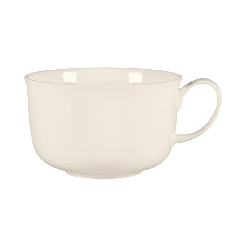 Tasse à déjeuner rond blanc porcelaine bone china 33,8 cl Ø 10,1 cm Bravura Rak Commande En Gros