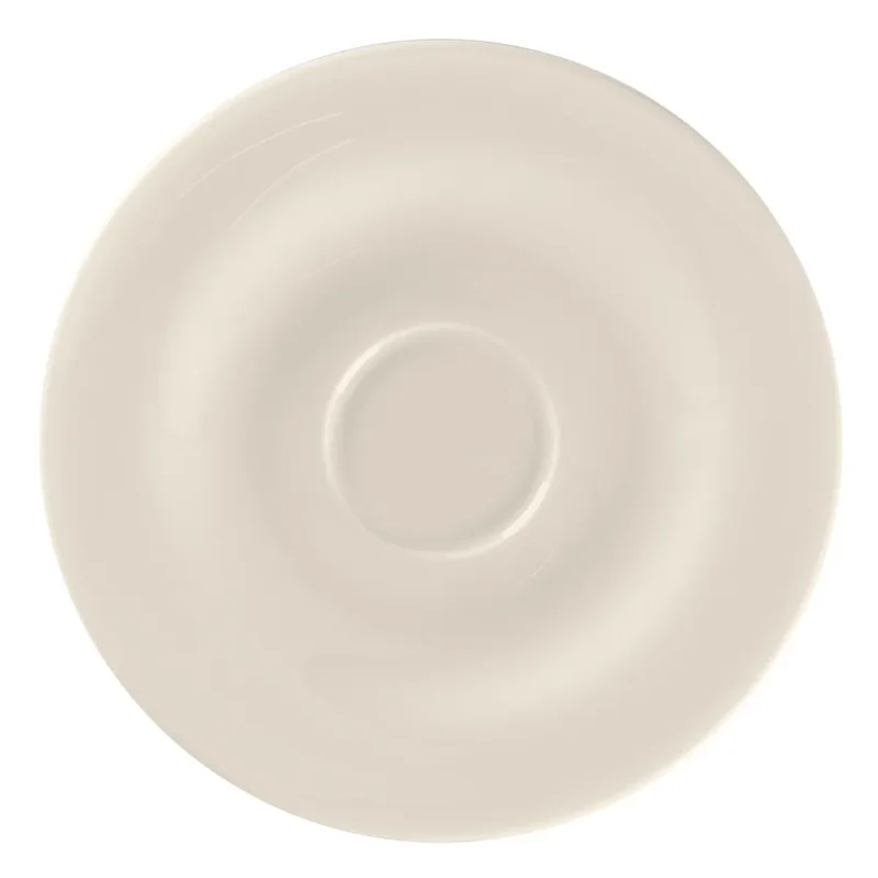 Nouveauté Soucoupe pour tasse à café / thé rond blanc porcelaine bone china Ø 15,5 cm Bravura Rak