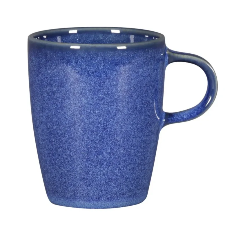 Tasse à thé bleu porcelaine vitrifiée 20 cl Ø 7 cm Rakstone Ease Rak Commande En Gros