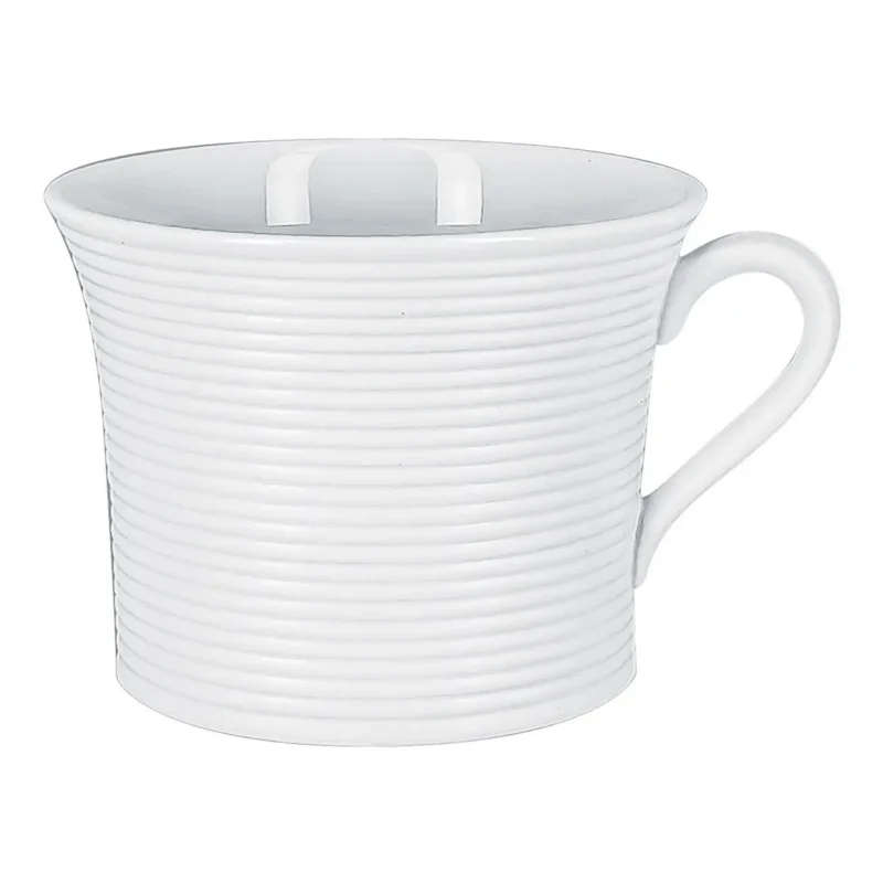 Acheter En Ligne Tasse à déjeuner blanc porcelaine vitrifiée 30 cl Ø 9,7 cm EvolutionRak