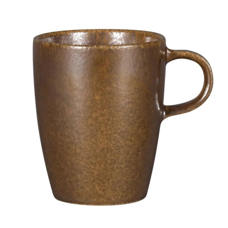 Tasse à thé bronze porcelaine vitrifiée 23 cl Ø 7,3 cm Rakstone Ease Rak Prix Bas