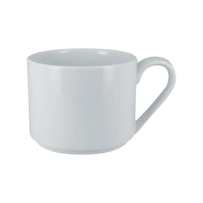 Satisfait Ou Remboursé Tasse à déjeuner blanc porcelaine vitrifiée 45 cl Ø 10 cm Access Rak
